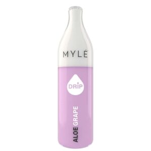 MYLE Drip Disposable Vape Device 2000 Puffs Assorted Flavors – Aloe Grape