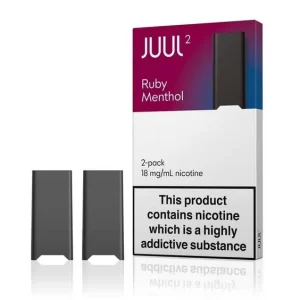JUUL 2 Pods – 1 Pack of 2 Pods – Ruby Menthol
