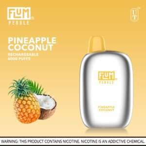 Flum Pebble 6000 Disposable Device – Pineapple Coconut