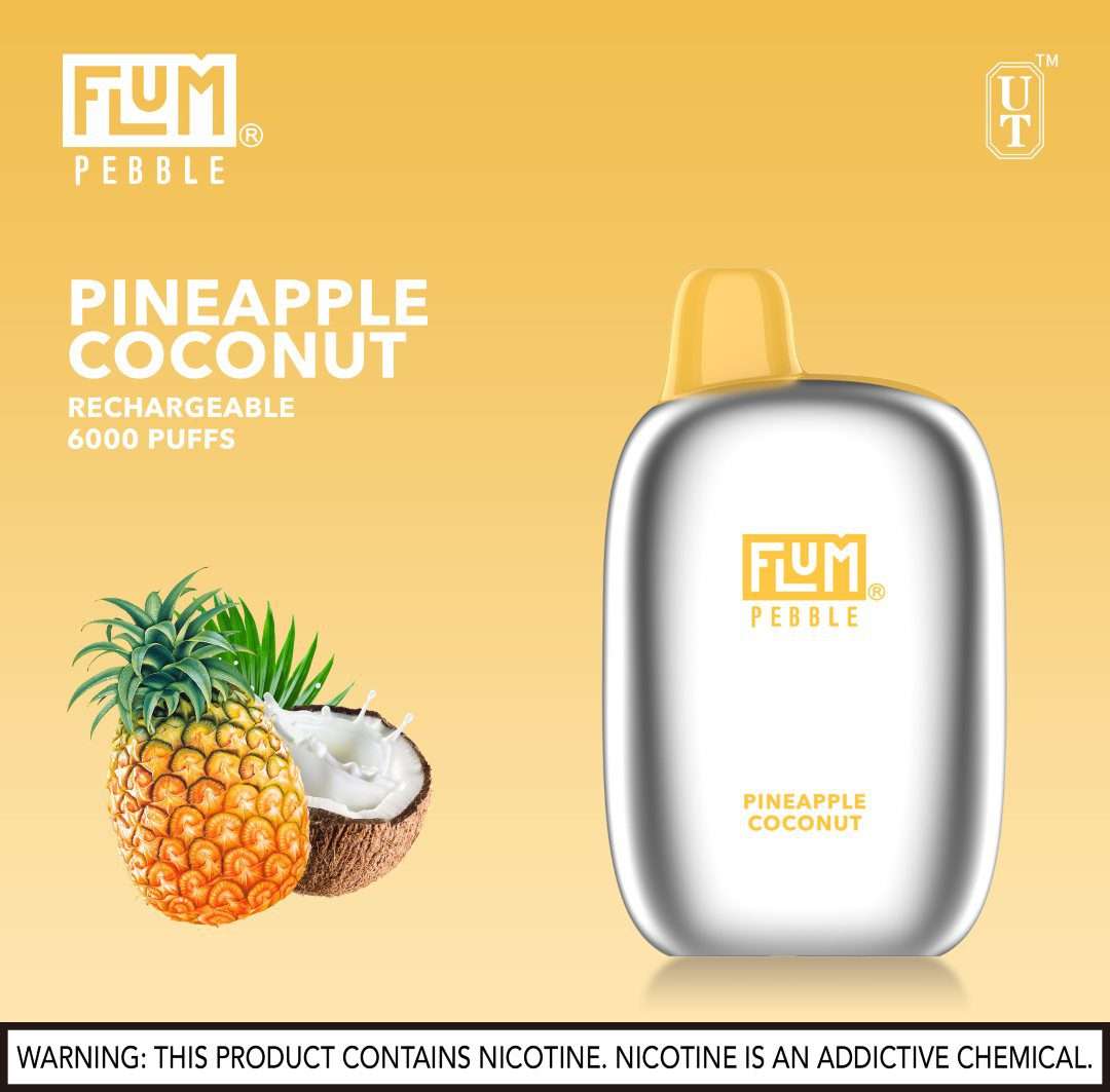 Flum Pebble Pineapple Coconut - Where's My Vape